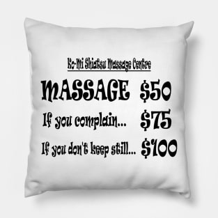 Funny Memes Shiatsu Massage Meme Pillow