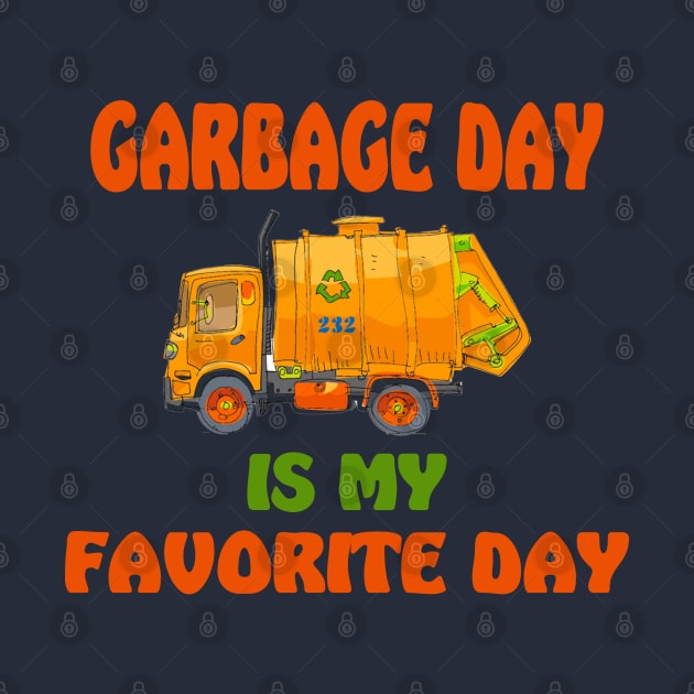 Garbage Truck by Happy Art Designs