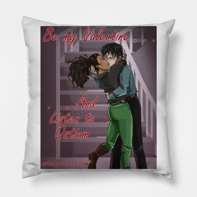 Be My Valentine Pillow by The Ostium Network Merch Store