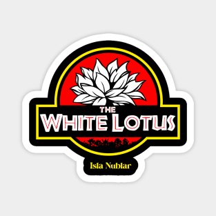 Jurassic Lotus Magnet