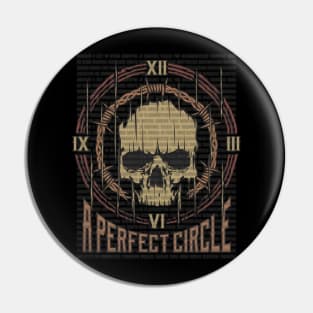 A Perfect Circle Vintage Skull Pin