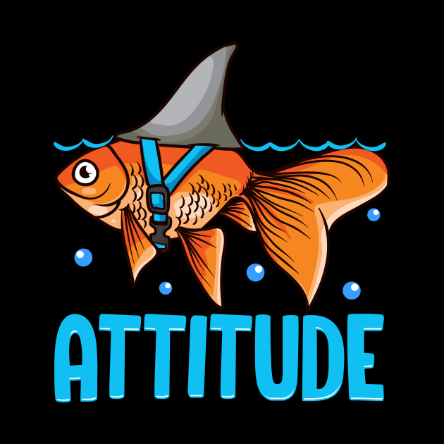 Attitude of a Shark Fish Confidence & Self Belief by theperfectpresents
