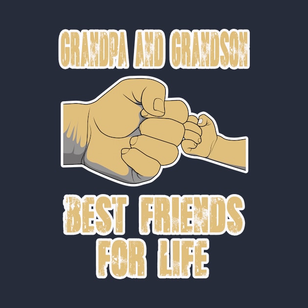 grandpa and grandson best friends for life by DESIGNBOOK