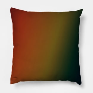 blue green brown texture art Pillow