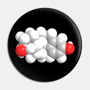 Estrogen Molecule Chemistry Pin