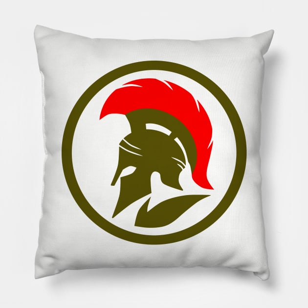 Spartan Warrior Pillow by Tuye Project