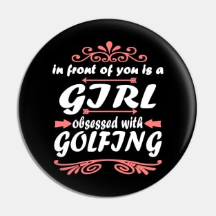 Golfing Golf Club Women Girls Putt Pin