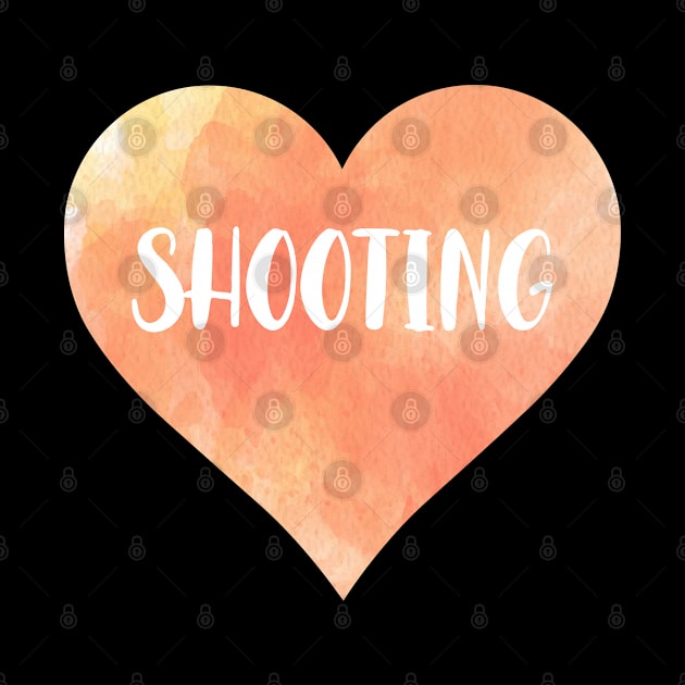 Shooting love heart. Perfect present for mother dad friend him or her by SerenityByAlex