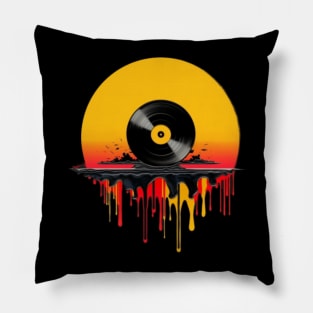 Vinyl LP Music Record Sunset Red Pillow