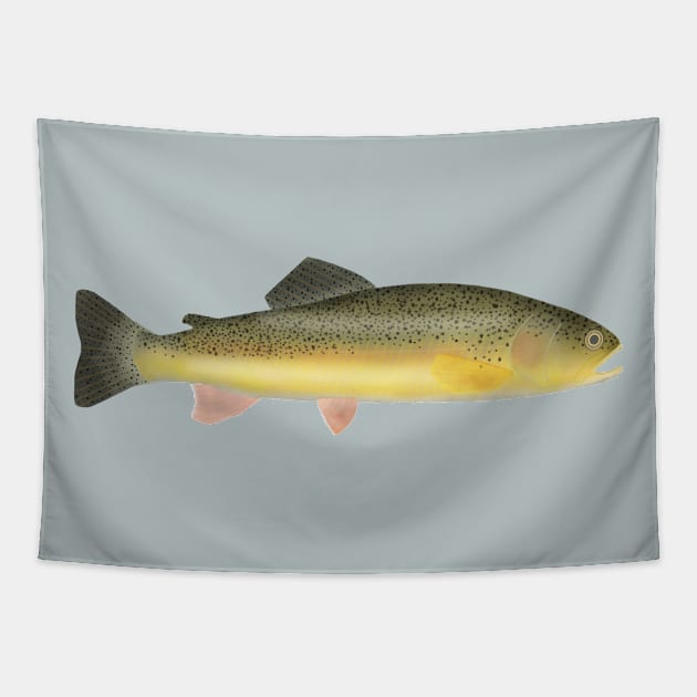 Gila Trout Tapestry by FishFolkArt