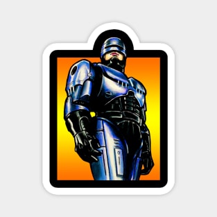 robot cop Magnet