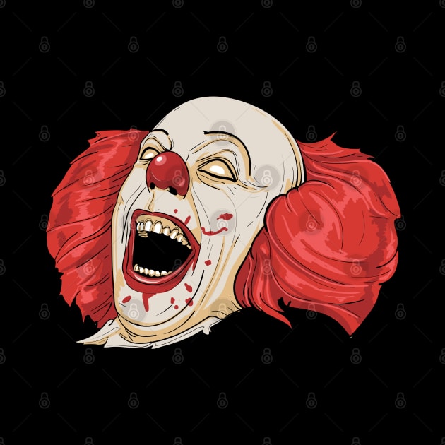 Insane Clown Laughing by MonkeyBusiness