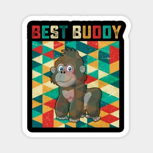 Best Buddy Gorilla Magnet