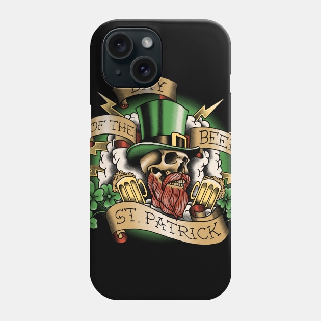 Saint Patrick Tattoo Phone Case by akawork280