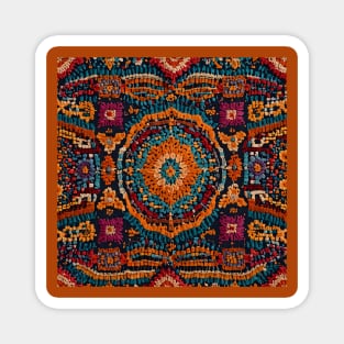 Moroccan Crochet Knitted Patchwork Magnet