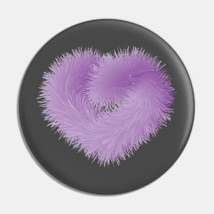 Purple Fur Love Pin