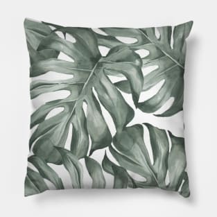 Monstera Pattern Pillow