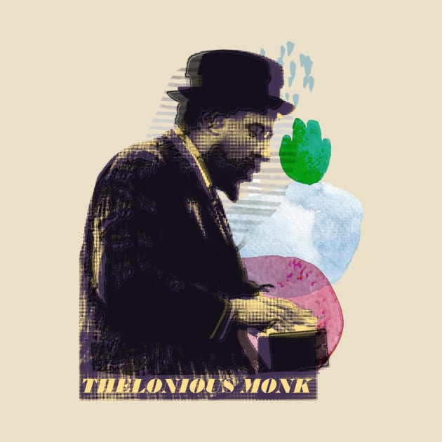 Thelonious Monk by HAPPY TRIP PRESS