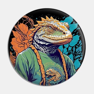 Chameleonic Charm: Adaptable Reptile Artistry Pin