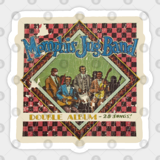 MEMPHIS JUG BAND DOUBLE ALBUM - Jug Band - Sticker