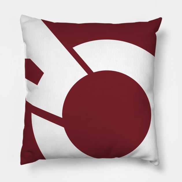 Japanese Symbol - Kotooka Akita Pillow by Japan2PlanetEarth