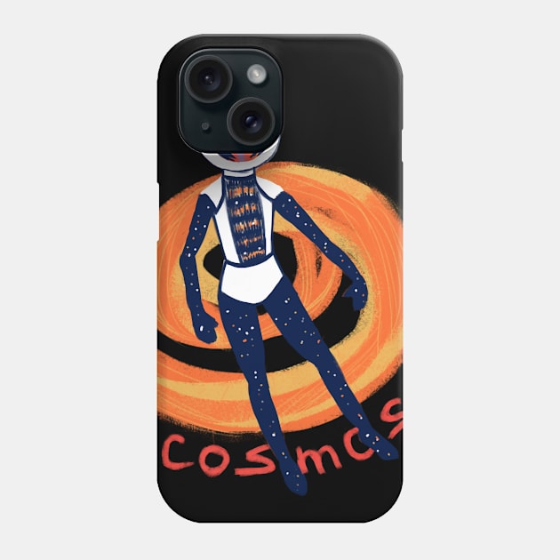 Cosmos Fire Phone Case by spiritlegion