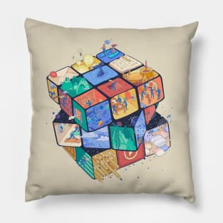 Puzzle Of Life Pillow