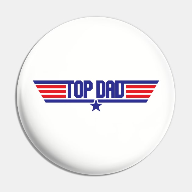 Top Dad Top Gun Logo Pin by Rebus28