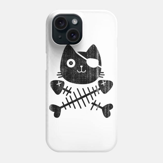 funny black cat Phone Case by teemarket