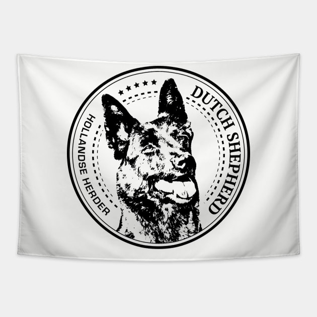 Dutch Shepherd - Dutchie Tapestry by Nartissima