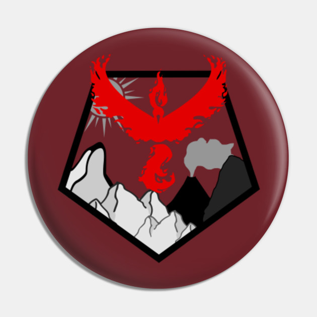 Team Valor Elements Badge All Transparent Team Valor Pin Teepublic