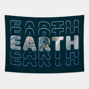 Typograph Planet Earth: Our Home Tapestry