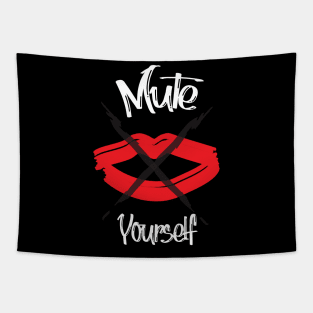 Plese mute yourself Tapestry