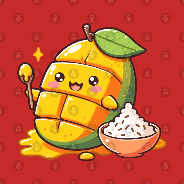 Cute Mango Sticky Rice by Arief Uchiha