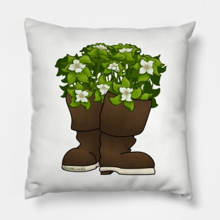 Bunch Berry Rain Boots Pillow