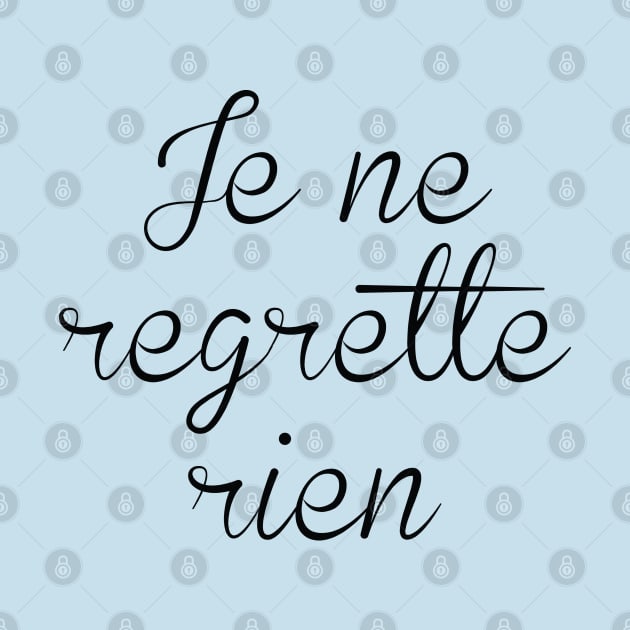 Je Ne Regrette Rien by AmazingVision