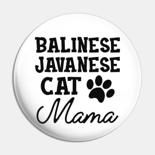 Balinese Javanese Cat Mama Pin