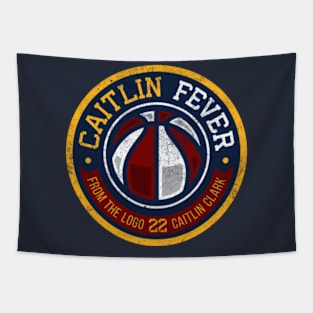 Caitlin Clark Basketball Tapestry