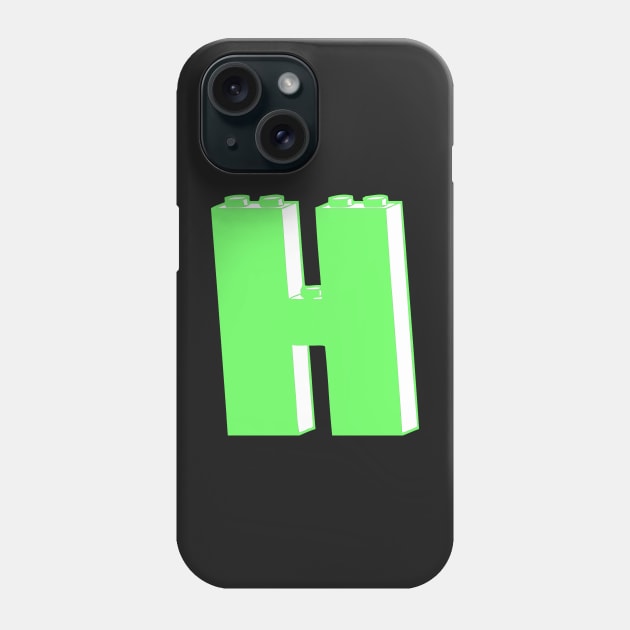 THE LETTER H Phone Case by ChilleeW