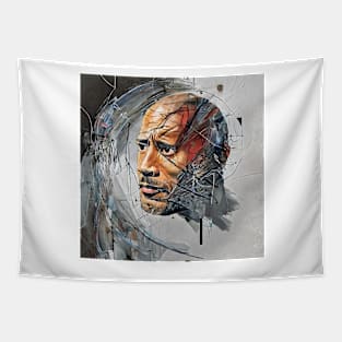 Image of Dwayne Johnson Tapestry