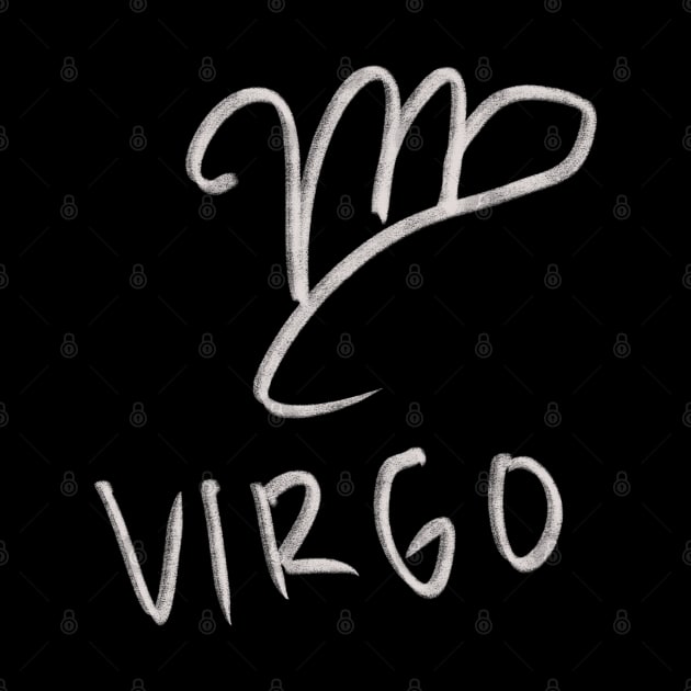 Hand Drawn Virgo Zodiac Signs by Saestu Mbathi