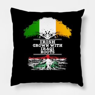 Irish Grown With Iraqi Roots - Gift for Iraqi With Roots From Iraq Pillow