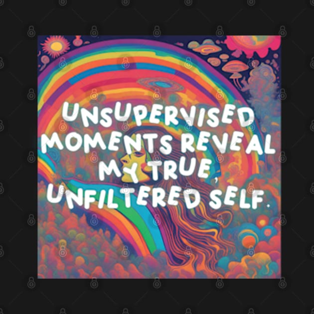 Unsupervised moments reveal my true, unfiltered self. by Mojakolane