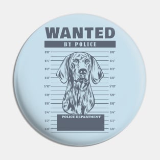 Wanted German Shorthaired Pointer GSP Dog Pin