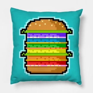 Pixel Hamburger Pillow