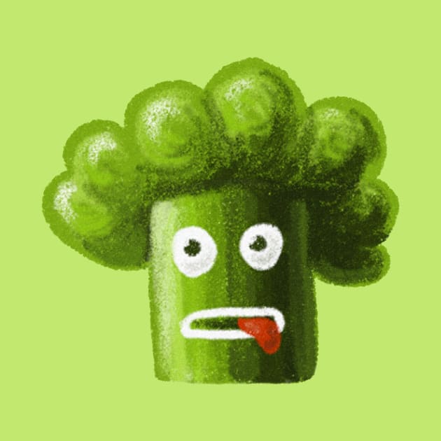 Stressed Out Broccoli by Boriana Giormova