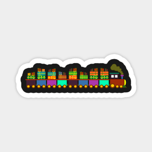 Christmas train Magnet