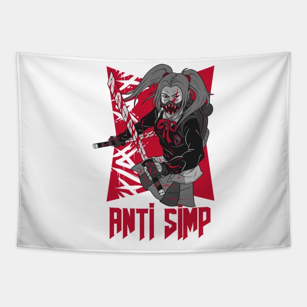 The Anti Simp Ninja Tapestry by the_minimalist