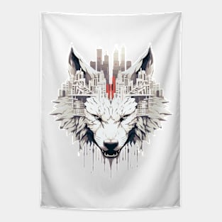 Wolf Predator Animal Beauty Nature Wildlife Discovery Tapestry