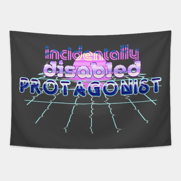 Incidentally disabled protagonist Classic Tapestry by discpeplum